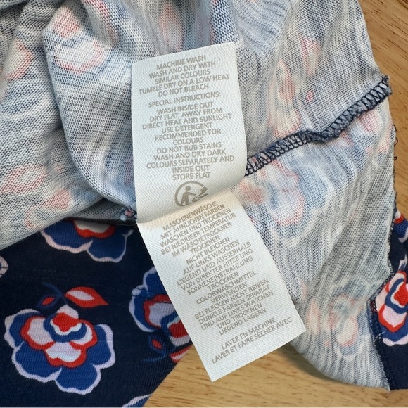 Boden Stephanie Floral Print Jersey 3/4 Sleeve Dress, Size 10R, EUC - Picture 10 of 10